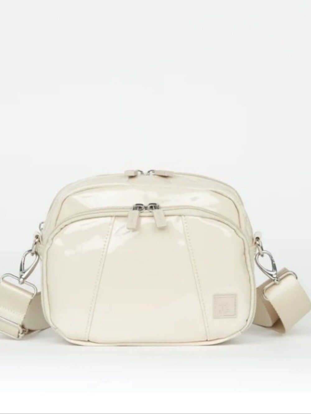 Ihkwip The Modern Moment Crossbody- Patent Sand